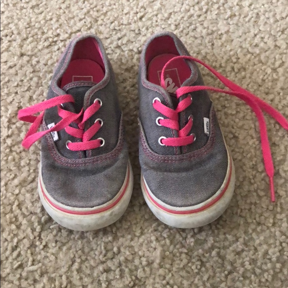 Blue & pink vans. Used